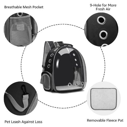 Explorer Clear Pet Capsule Backpack