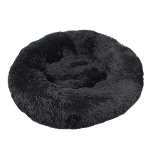 CozyCurl Plush Cat Sleep Bed