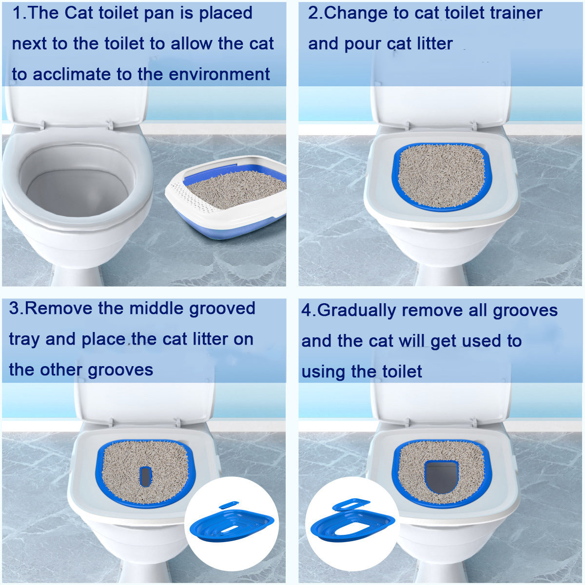 EasyFlush Cat Toilet Trainer System